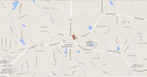 Crabapple Alpharetta GA Map Location